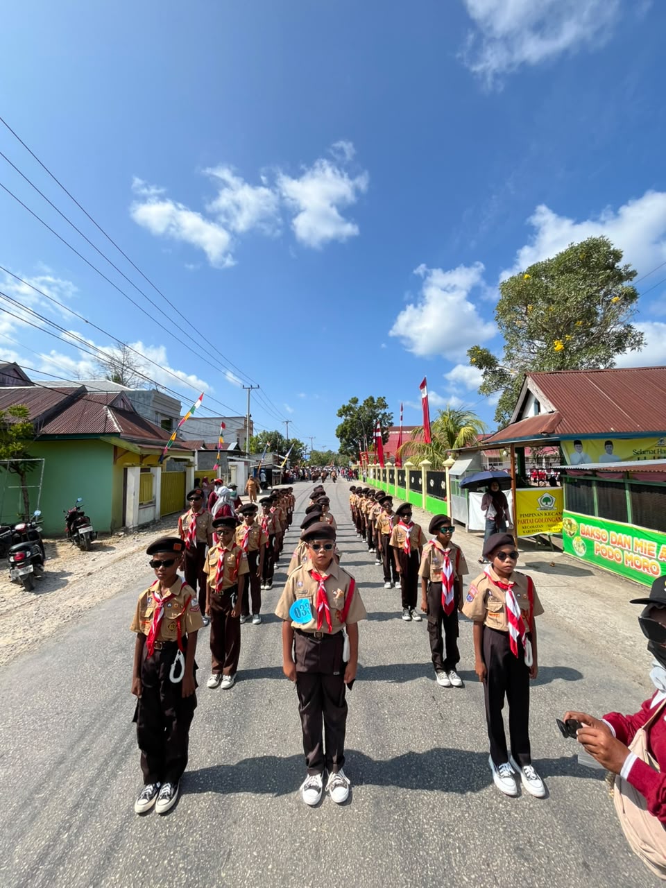 Gerak Jalan Pramuka Putra
